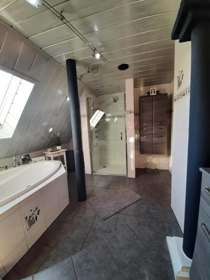Ferienwohnung Fitness Entspannung Sauna Im Westerwald Derschen Eksteriør billede